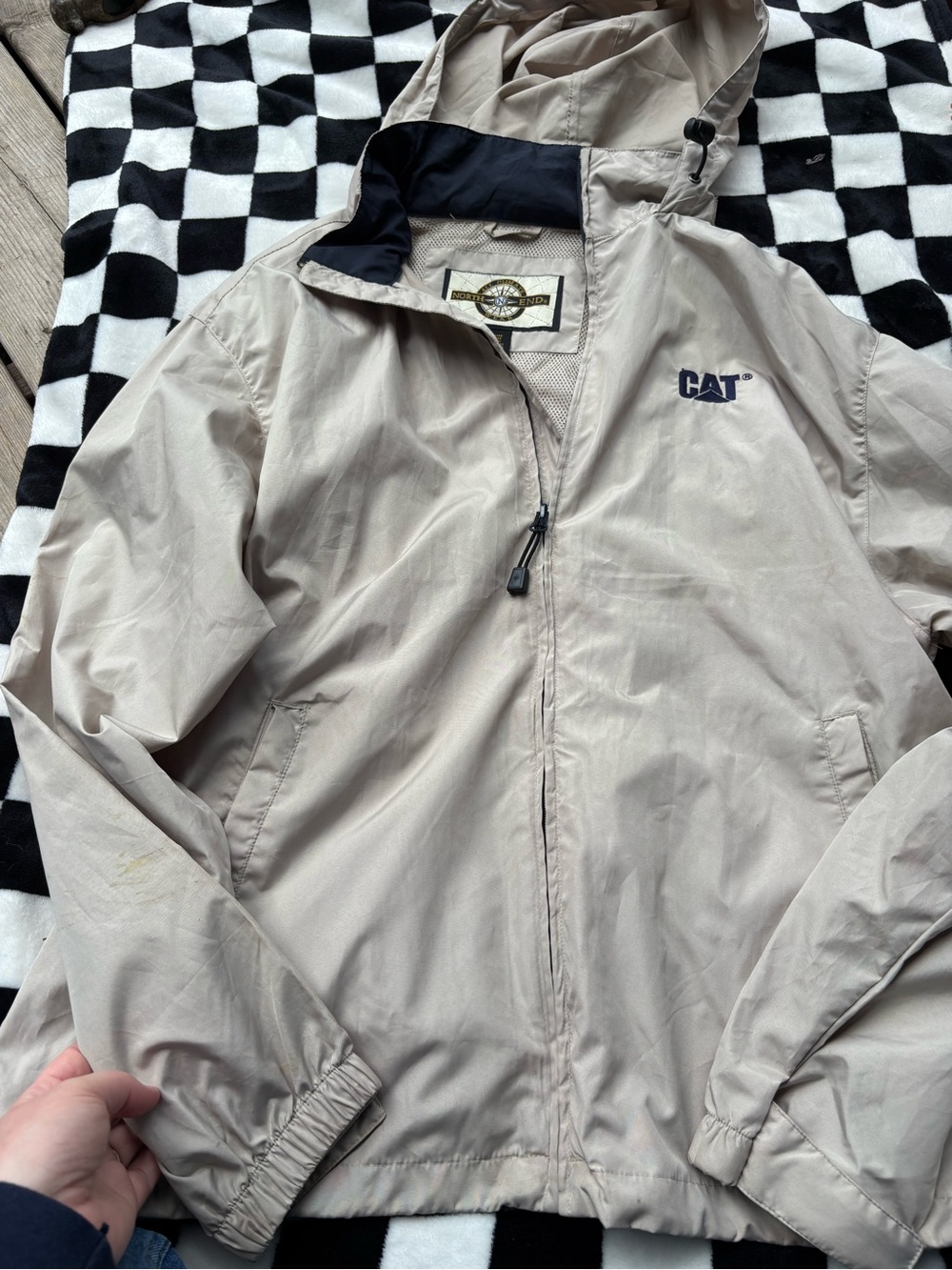 Men’s medium cat jacket (stained)